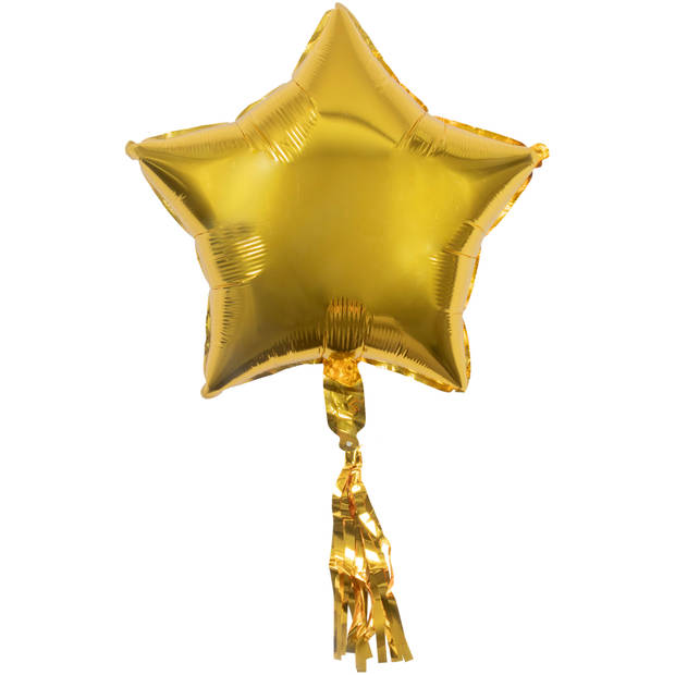 Folieballon Ster - 45cm - Goud