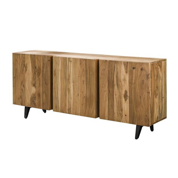 Hoyz Collection - Dressoir 3L Block - 40x180x76cm - Massief Acacia Naturel