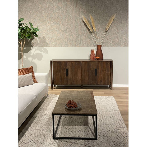 Livingfurn - Salontafel Dion Emperador 120cm - Marmer