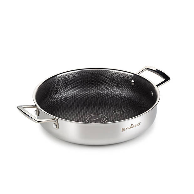 Rosmarino HexaPRO Lage Braadpan met deksel - 28cm