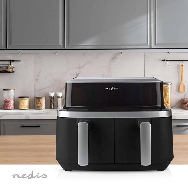 Nedis Dubbele Heteluchtfriteuse - KAAF320BK