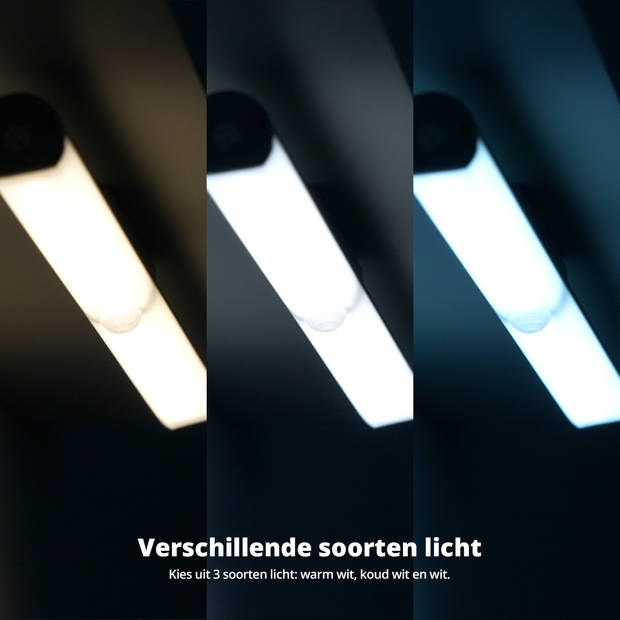 FlinQ Verstelbare Verlichting met Bewegingssensor - Oplaadbaar & Draadloos - 30 cm - 2-pack
