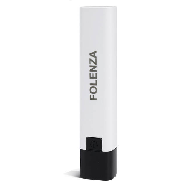 Folenza Mini Zaklamp USB-C 4 Lichtmodes Oplaadbaar - Waterbestendig Wit