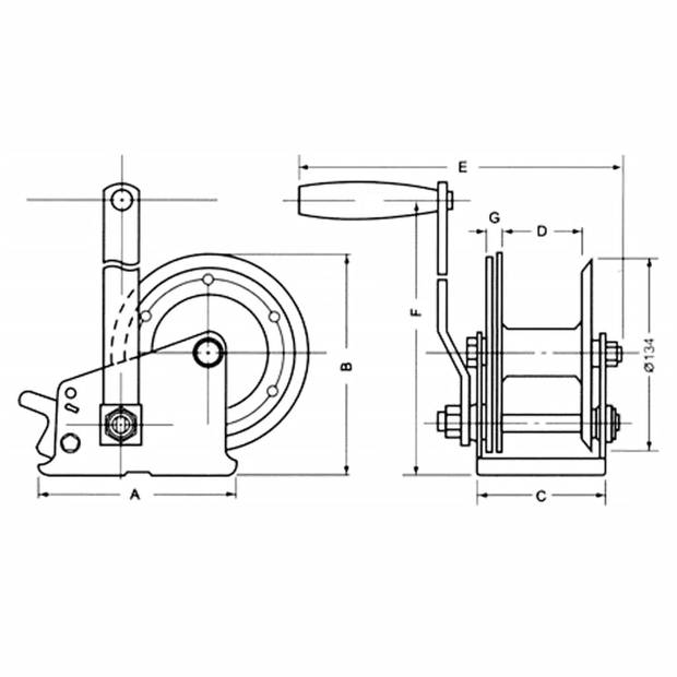 Toolland Handlier 420 kg