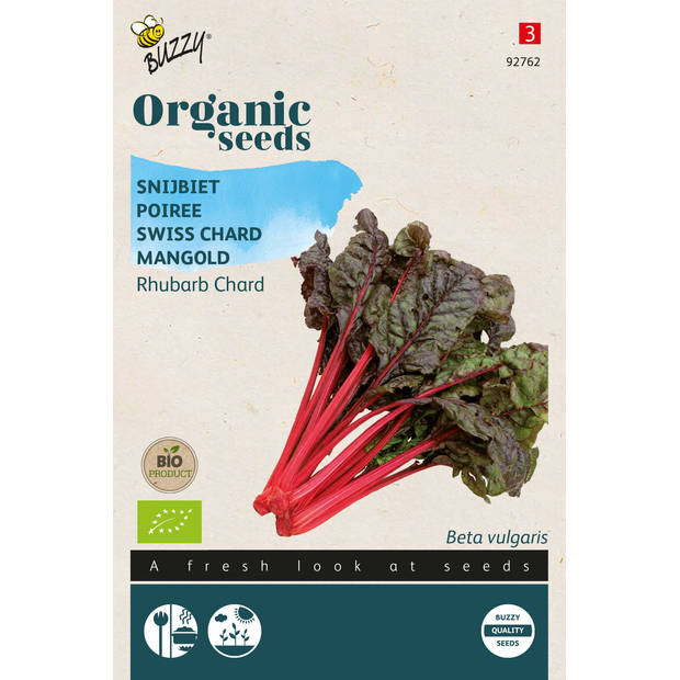 Buzzy - Organic Snijbiet Rhubard Chard (BIO)