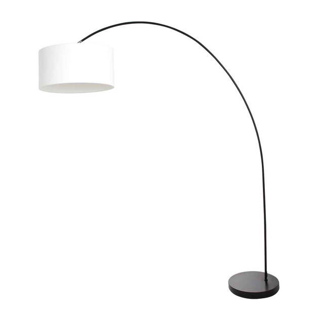 Mexlite vloerlamp Solva - zwart - metaal - 3897ZW