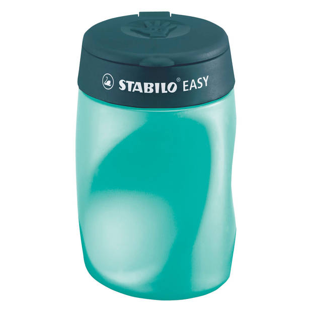 STABILO EASYsharpener - ergonomische 3 in 1 puntenslijper - rechtshandig - petrol