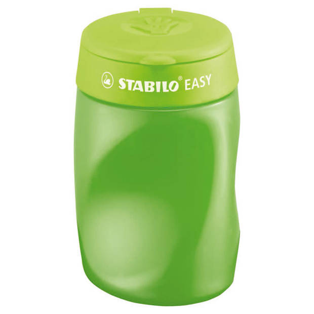 STABILO EASYsharpener - ergonomische 3 in 1 puntenslijper - rechtshandig - groen