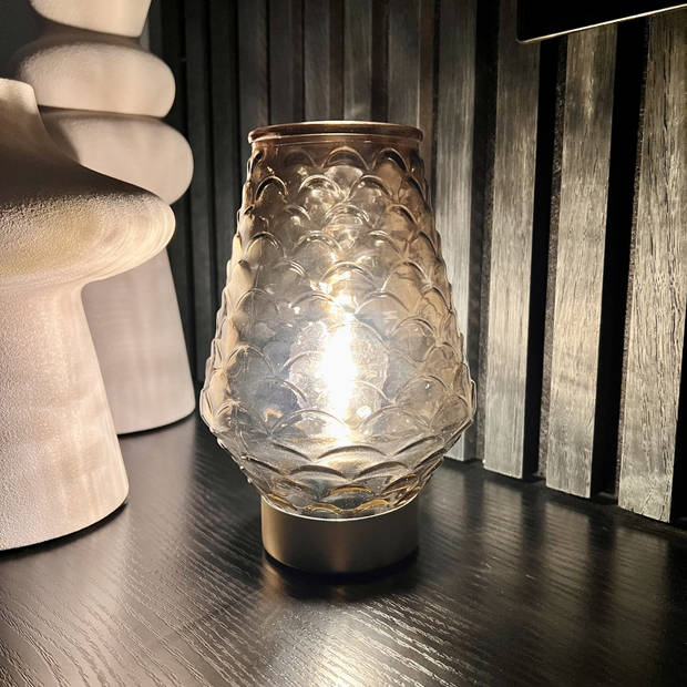 Tafellamp Leaves Inclusief lamp Amber (werkt op batterijen)