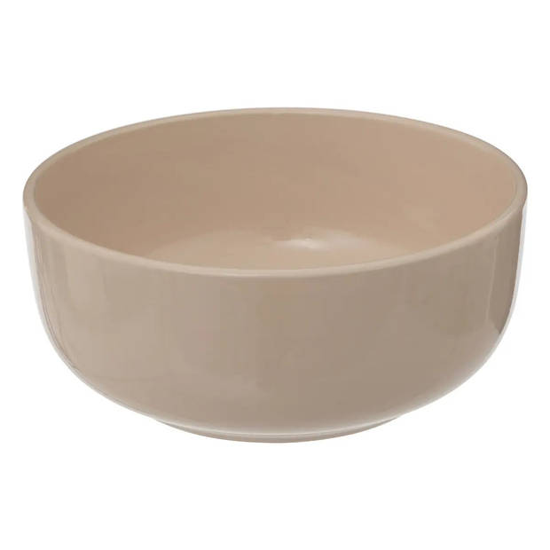 Secret de Gourmet Soepkommen/schaaltjes - Santorini - keramiek - D15 x H6.5 cm - beige - Kommetjes