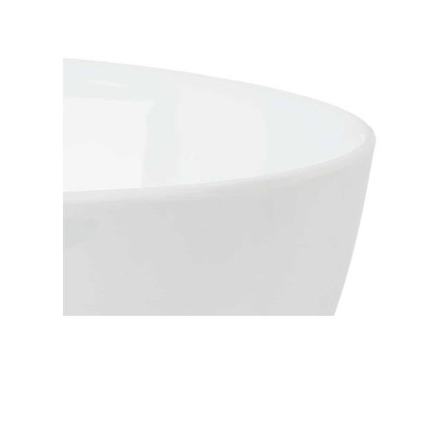 Kommetjes/serveer schaaltjes - Tokyo - porselein - D13 x H7.5 cm - ivoor wit - Stapelbaar - Kommetjes