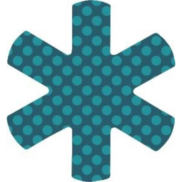 Papillon - Panbeschermer Ster Polka Dots Blauw 38 cm Set van 3 Stuks - Polyester - Blauw