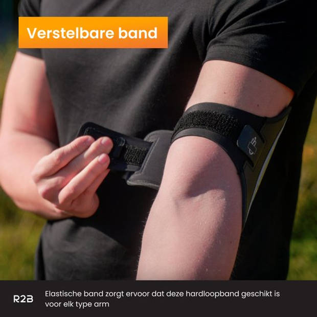 R2B® Waterdichte Hardloop Telefoonhouder t/m 7 inch - Reflecterend - Sportarmband Telefoon - Hardloop Armband Telefoon