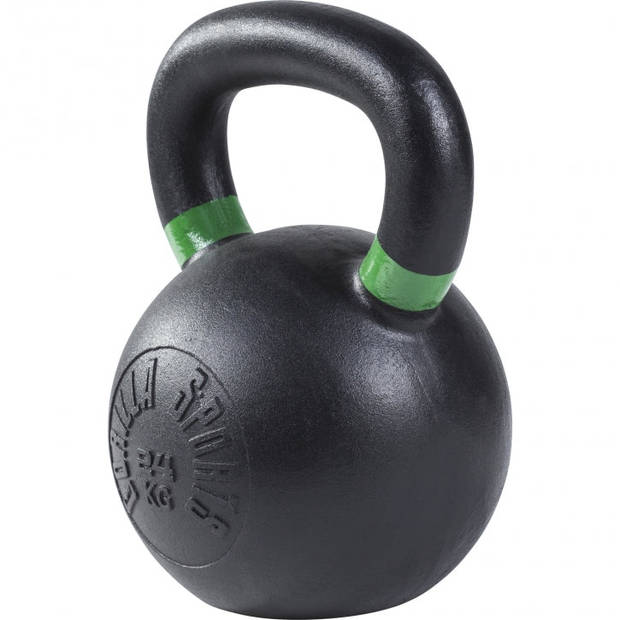 Gorilla Sports Kettlebell - 24 kg - Gietijzer - Olympisch - Zwart