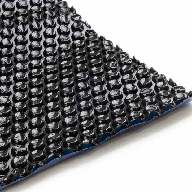 WAYS D'luxe - Solarzeil 220 x 150 cm - Zwart/Blauw- Rechthoek - 200 micron