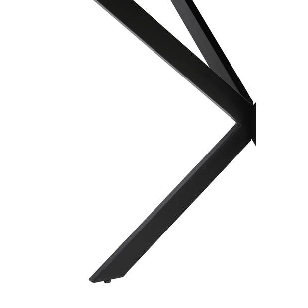 Light&living Eettafel Ø120x78 cm TOMOCHI marmer wit+zwart