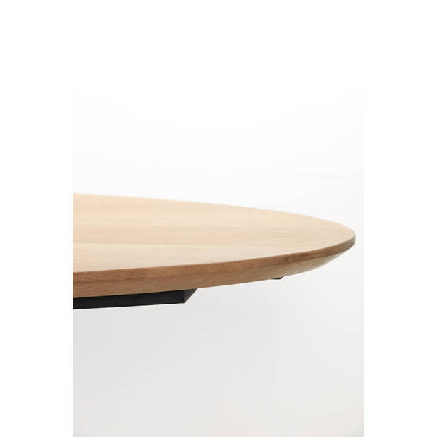 Light&living Eettafel 240x100x76 cm NORI eiken hout naturel-zwart