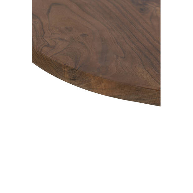 Light&living Eettafel Ø120x78 cm BIBOCA acacia hout-zwart