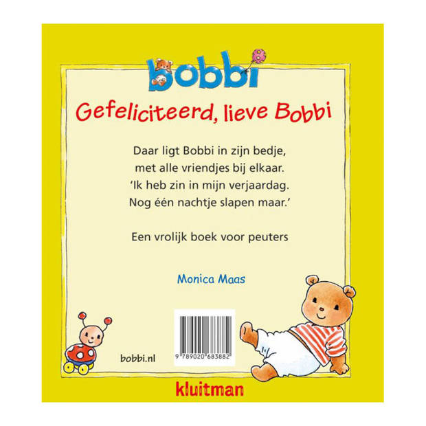 Kluitman Gefeliciteerd lieve bobbi!