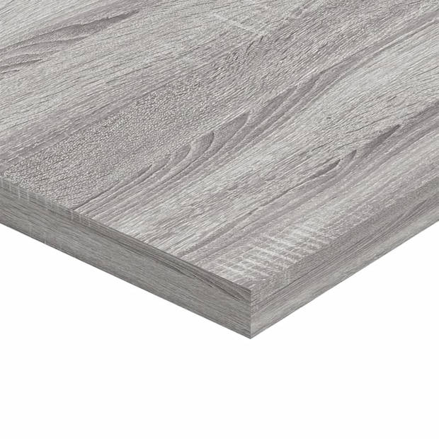 vidaXL Wandschappen 4 st 80x50x1,5 cm bewerkt hout grijs sonoma eiken