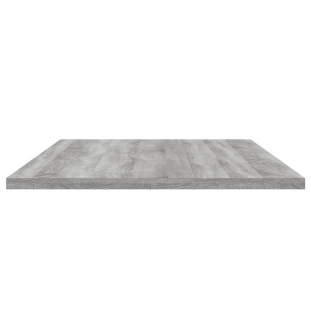 vidaXL Wandschappen 4 st 100x40x1,5 cm bewerkt hout grijs sonoma eiken