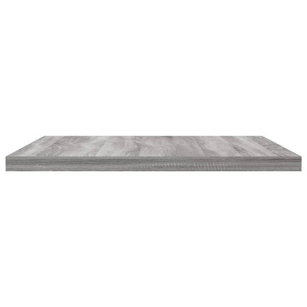 vidaXL Wandschappen 4 st 40x30x1,5 cm bewerkt hout grijs sonoma eiken