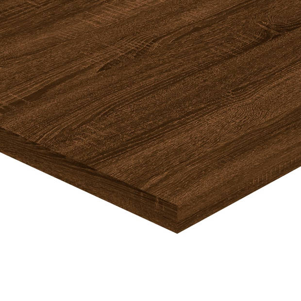 vidaXL Wandschappen 4 st 40x50x1,5 cm bewerkt hout bruin eikenkleur