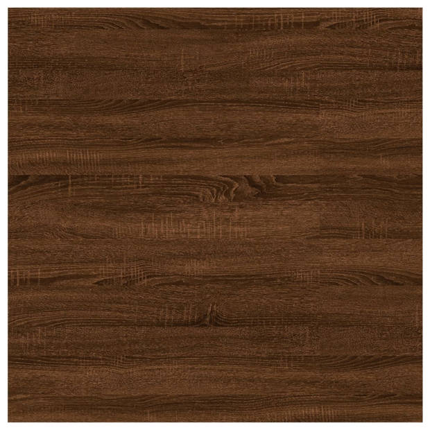 vidaXL Wandschappen 4 st 40x50x1,5 cm bewerkt hout bruin eikenkleur