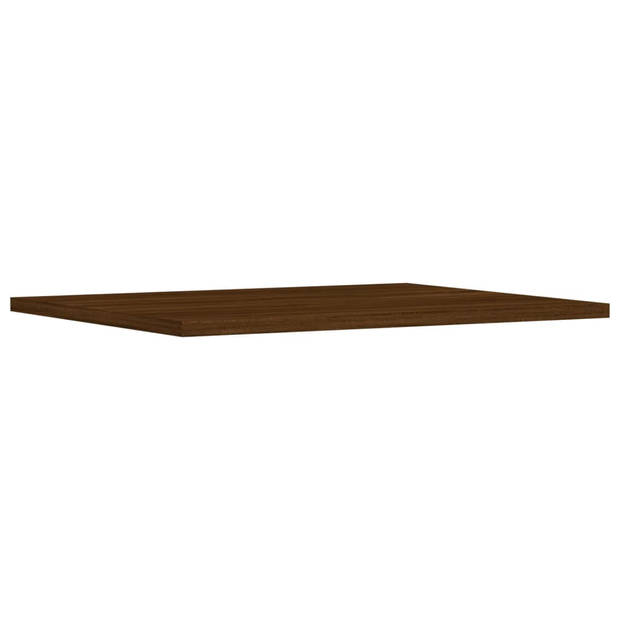 vidaXL Wandschappen 4 st 40x50x1,5 cm bewerkt hout bruin eikenkleur