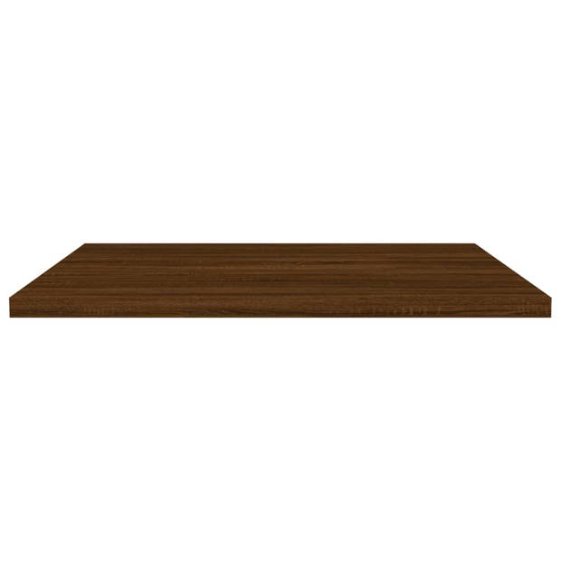 vidaXL Wandschappen 4 st 40x50x1,5 cm bewerkt hout bruin eikenkleur