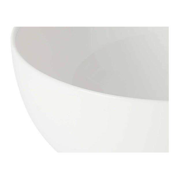 Kommetjes/serveer schaaltjes - Opal - keramiek - D15 x H6 cm - ivoor wit - Stapelbaar - Kommetjes