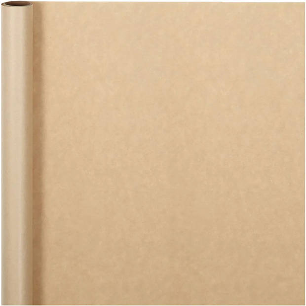 Rol inpakpapier/cadeaupapier - 1x - naturel/DIY - 500 x 50 cm - Cadeaupapier