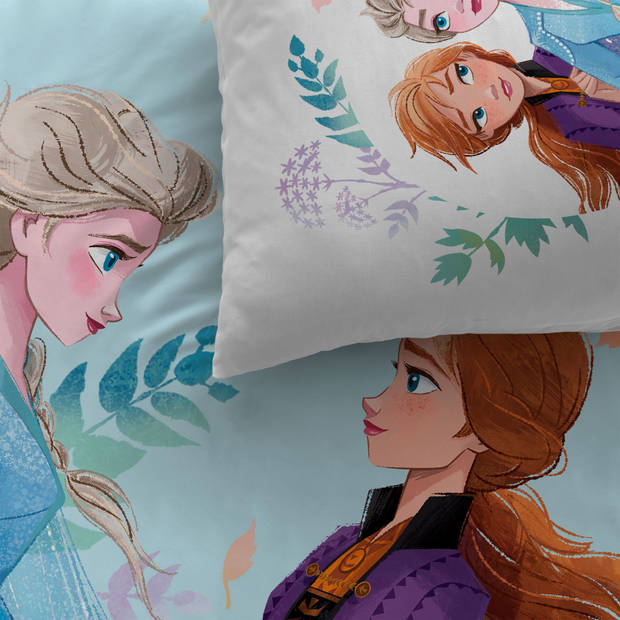 Disney Frozen Dekbedovertrek Sisters - Eenpersoons - 140 x 200 cm - Katoen