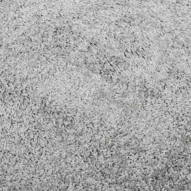 vidaXL Vloerkleed PAMPLONA shaggy hoogpolig modern 80x250 cm grijs