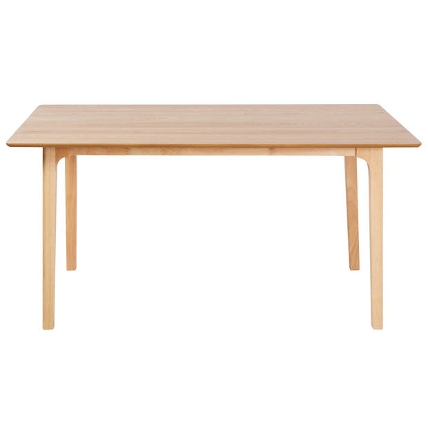 Beliani DELMAS - Eettafel-Lichte houtkleur-MDF