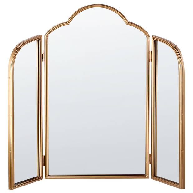 Beliani SAVILLY - Decoratieve Spiegel-Goud-IJzer