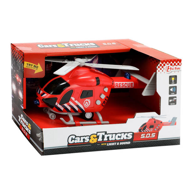 Toi Toys Cars&Trucks Brandweerhelikopter