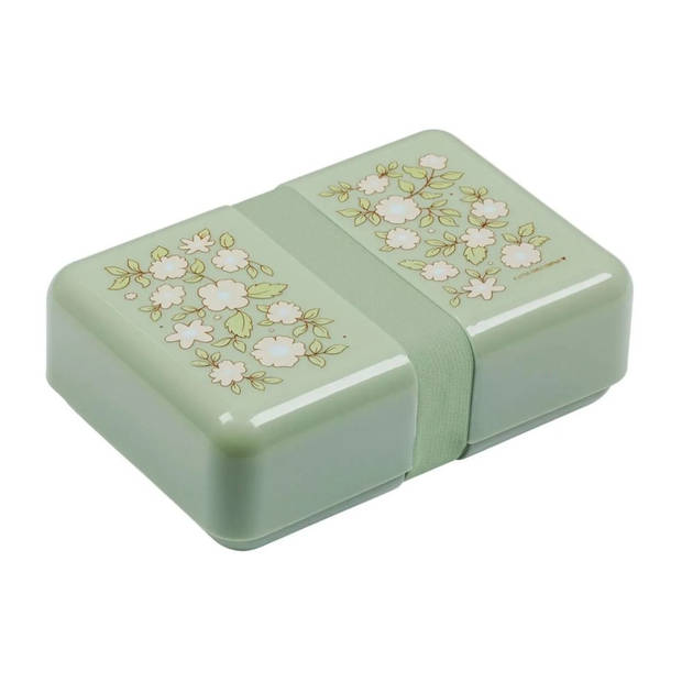 A Little Lovely Company Lunchbox - Groene Bloesems