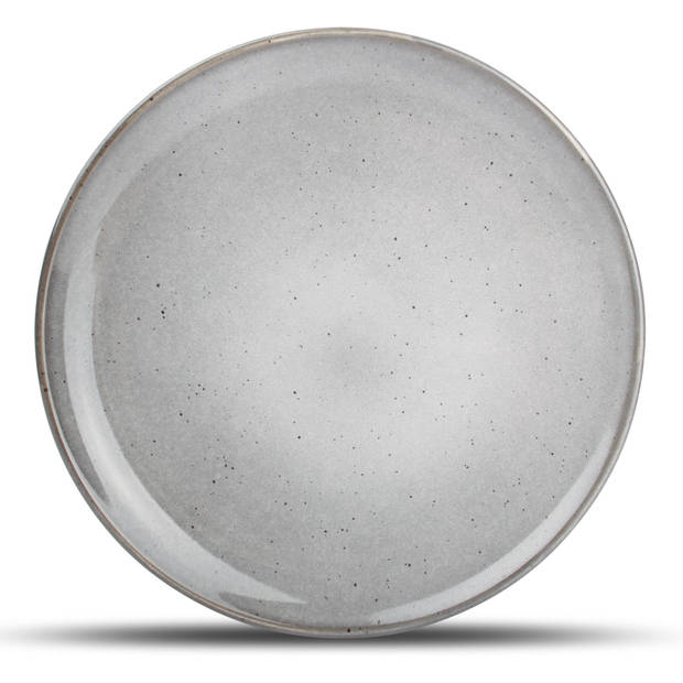 Cookinglife Dinerbord Freckles - Grijs - ø 26 cm