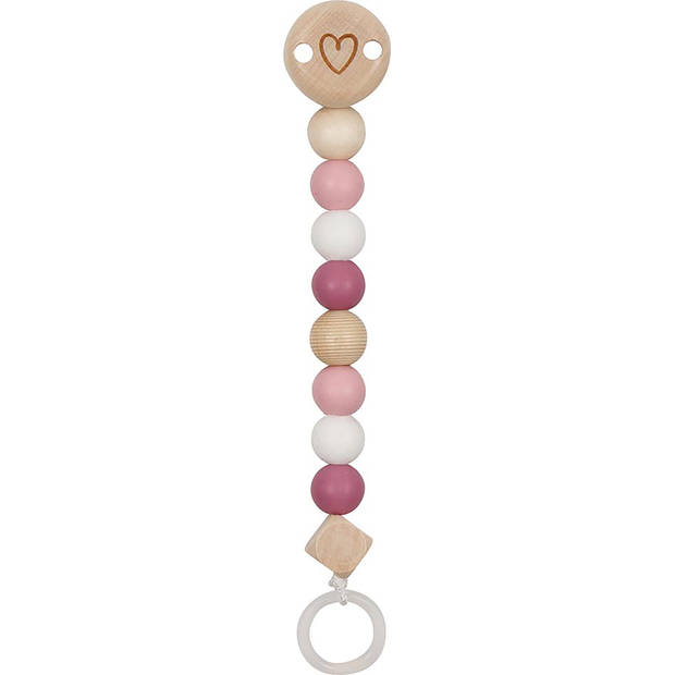 Goki Soother chain heart L= 21 cm