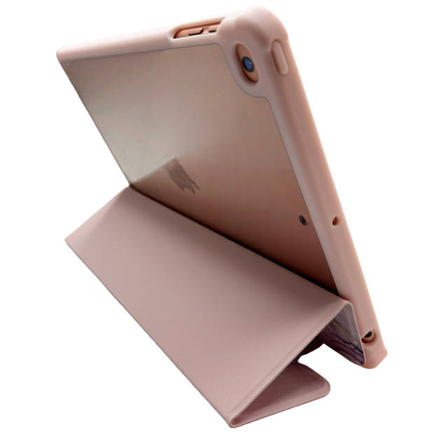 HEM Marble Rose Gold iPad 9.7 hoes geschikt voor iPad 5 / iPad 6 / Air / Air 2 - 9.7 inch Vouwbare Cover - Met Stylus