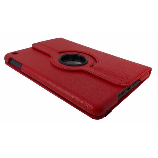 HEM iPad Hoes geschikt voor iPad Mini 1 / 2 / 3 - Rood - Draaibare Hoes - iPad Mini 1/2/3 hoes - Met Stylus Pen