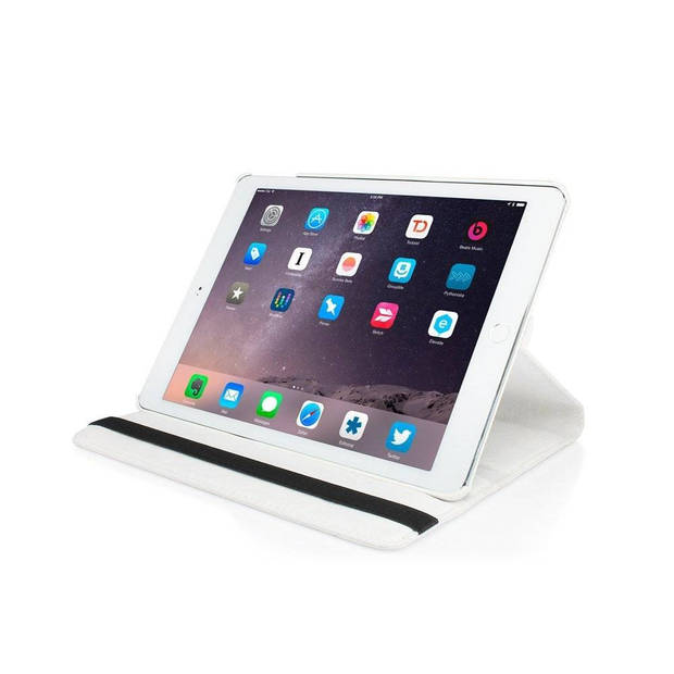 HEM iPad Hoes geschikt voor iPad 2 / 3 / 4 - Wit - 9,7 inch - Draaibare hoes - iPad 2/3/4 hoes - Met Stylus Pen