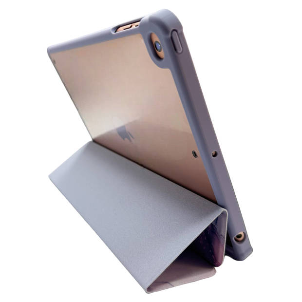 HEM Marble Purple iPad hoes geschikt voor iPad 10.5 (2017/2019) - iPad 10.2 (2019/2020/2021) - Vouwbare Autowakecover -