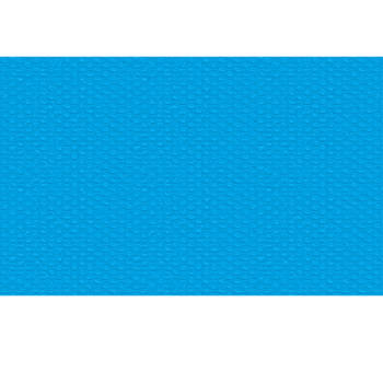 tectake® - Zwembadafdekking zonnefolie rechthoekig 366 x 732 cm - Blauw - 403105