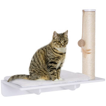 Krabpaal voor katten - Kattenkrabpaal- Kattenspeeltjes - Klimmuur kat - Katten hangmat