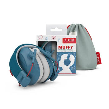 Alpine Muffy blauwe oorkappen