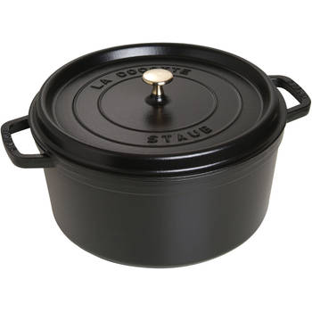 Staub Braadpan / Cocotte - Zwart - ø 30 cm / 8.35 liter