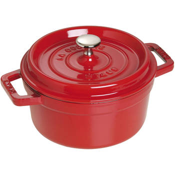 Staub Braadpan / Cocotte - Kersenrood - ø 22 cm / 2.6 liter