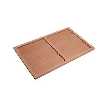 Evolar WPC Achterplaat voor Airco Omkasting Tropical Teak Large